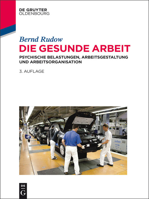 Cover image for Die gesunde Arbeit